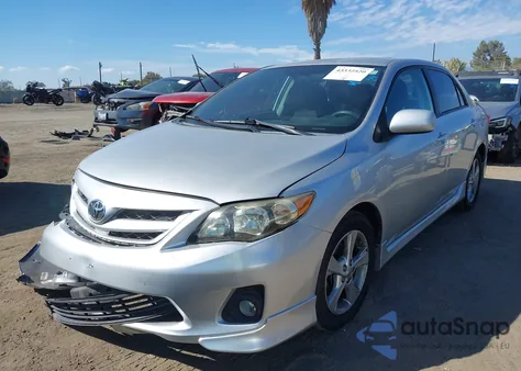 2011 Toyota Corolla S from USA, damaged, VIN 2T1BU4EE4BC606998